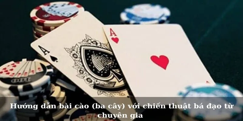 Hướng dẫn bài cào (ba cây) với chiến thuật bá đạo từ chuyên gia